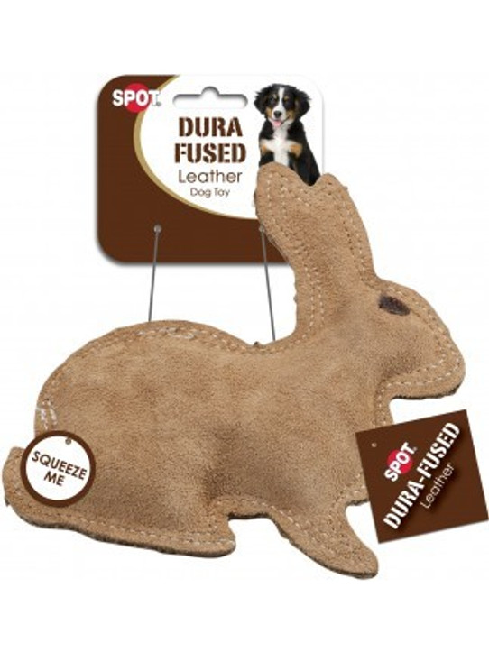 Ethical Pet Dura-Fused Leather and Jute Rabbit - Small
