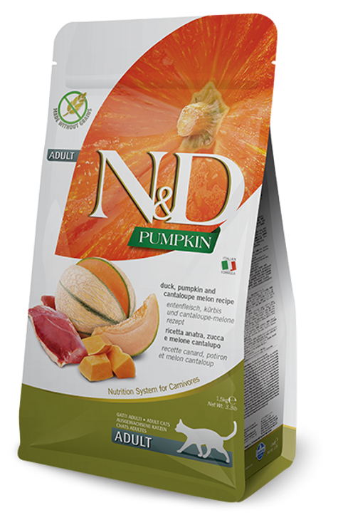Farmina N&D Pumpkin, Duck & Cantaloupe Dry Cat Food  