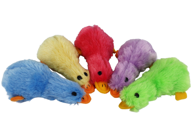 Multipet 4" Duckworth Minis Squeaky Dog Toys