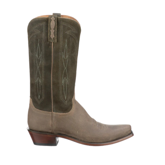 Lucchese Men's Brazos Nubuck Leather Western Boot