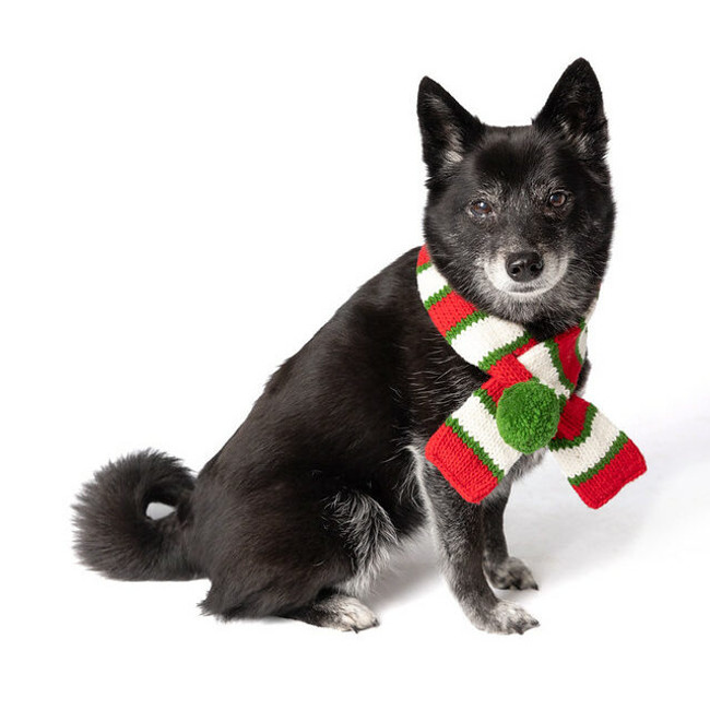 Chilly Dog Christmas Dog Scarf