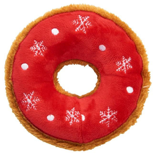 Ethical Pet Holiday Tasty Donuts Dog Toy 5"