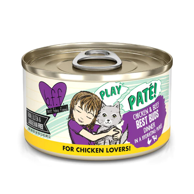 Weruva Paté BFF Chicken and Beef Best Buds Wet Cat Food