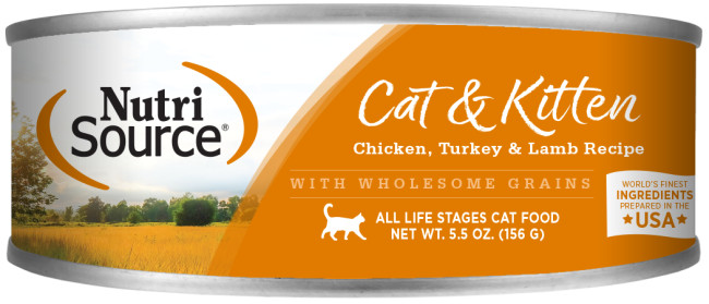 NutriSource Chicken, Turkey & Lamb Canned Cat Food
