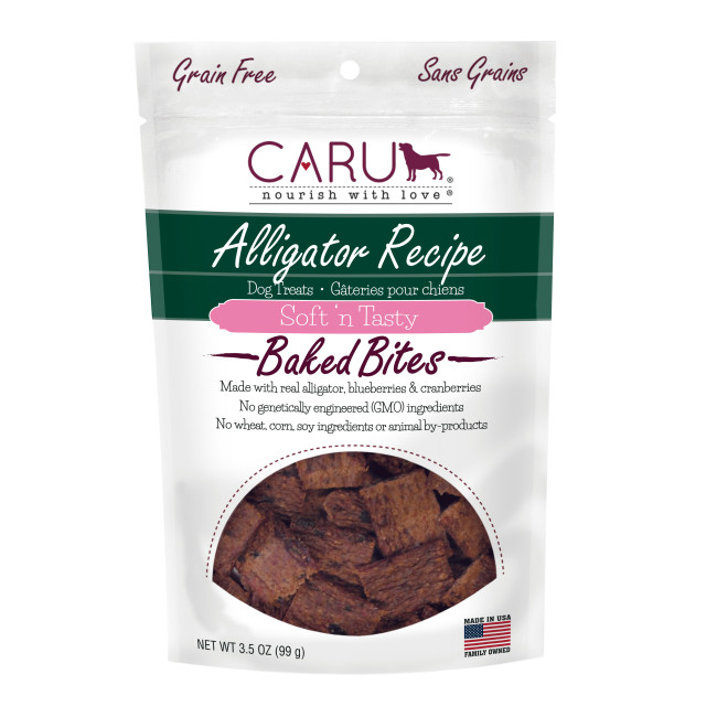 Caru Soft ‘n Tasty Baked Alligator Recipe Bites for Dogs