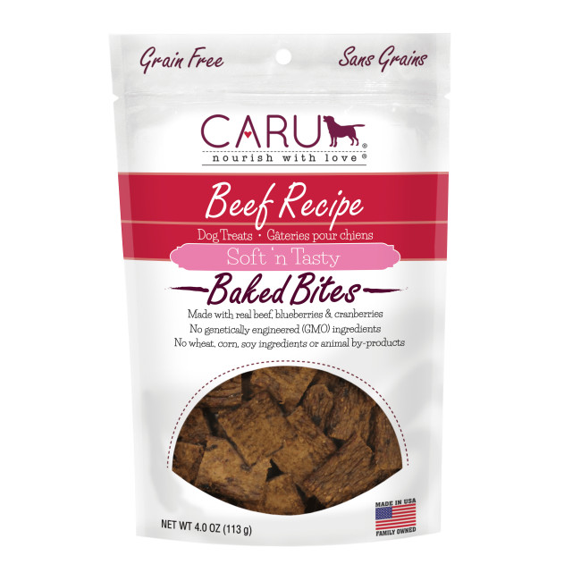 Caru Soft ‘n Tasty Baked Beef Recipe Bites for Dogs