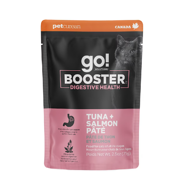Petcurean GO! Digestive Health Tuna + Salmon Pâté Booster Wet Cat Food