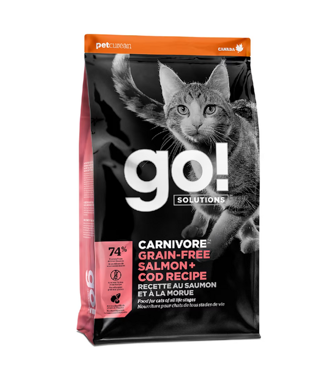 Petcurean GO! Salmon + Cod Grain-Free Limited Ingredient Cat Food