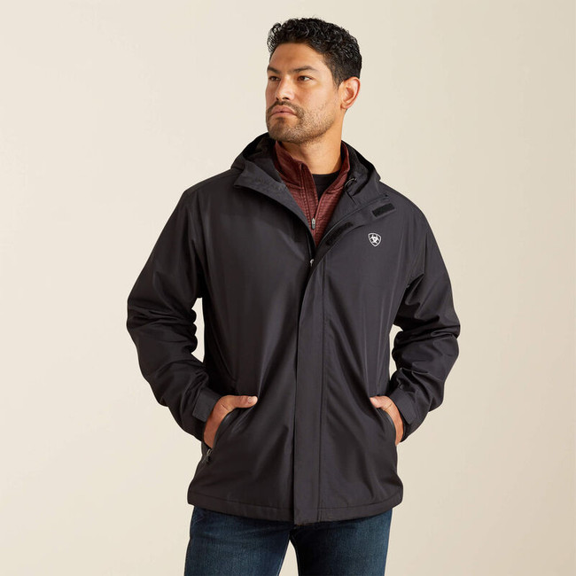 Ariat Men's Rebar Stormshell Waterproof Jacket - Black Ariat Men's Rebar Stormshell Waterproof Jacket - Black