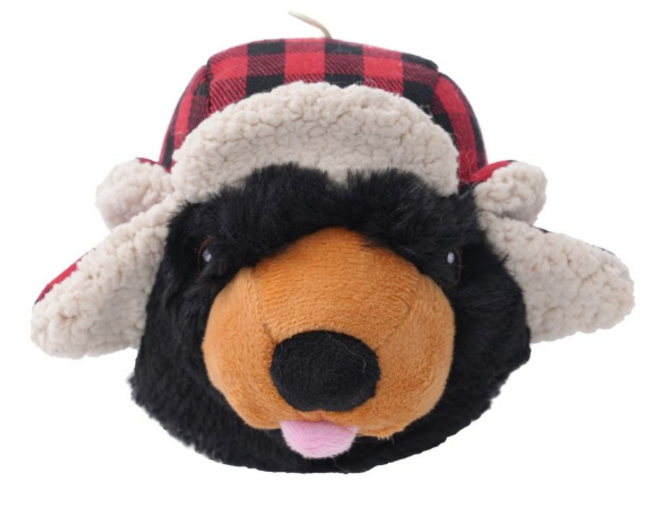 Tall Tails Hunter Hat Bear 2-in-1 Fetch Ball Dog Toy 5" Tall Tails Hunter Hat Bear 2-in-1 Fetch Ball Dog Toy 5"