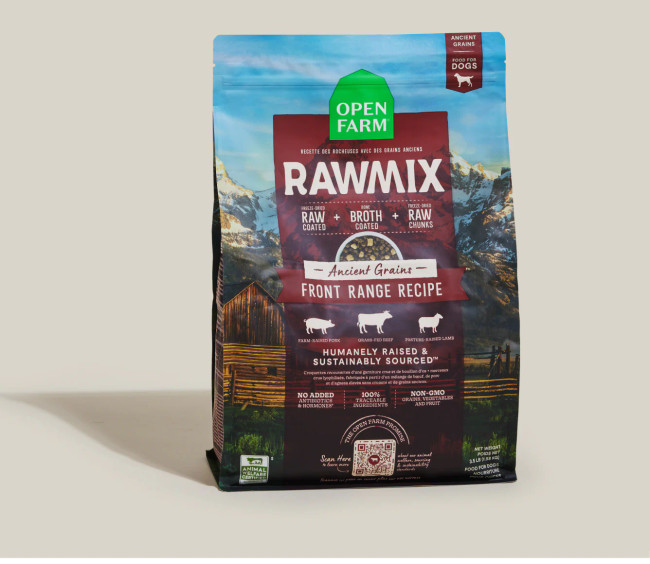 Open Farm RawMix Front Range Ancient Grains Dog Kibble