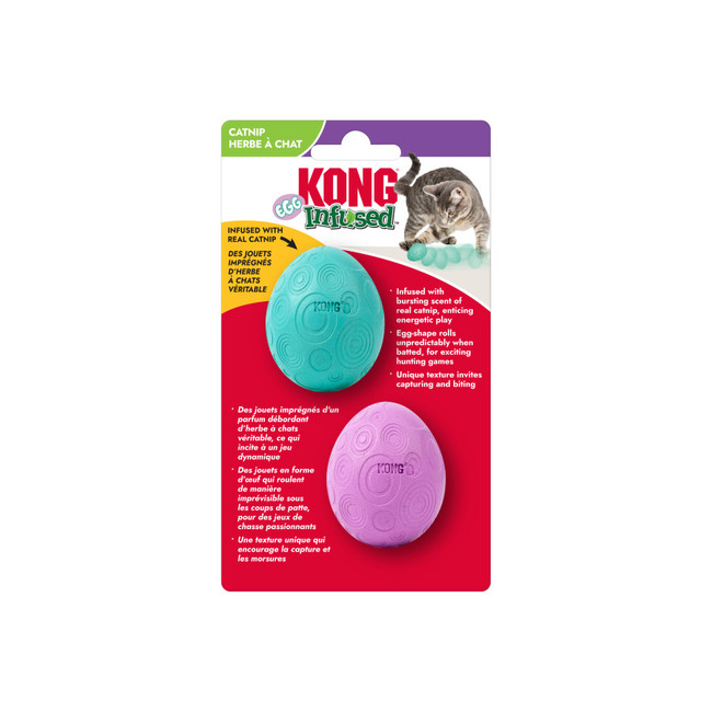 Kong Infused Catnip Egg 2-Pack