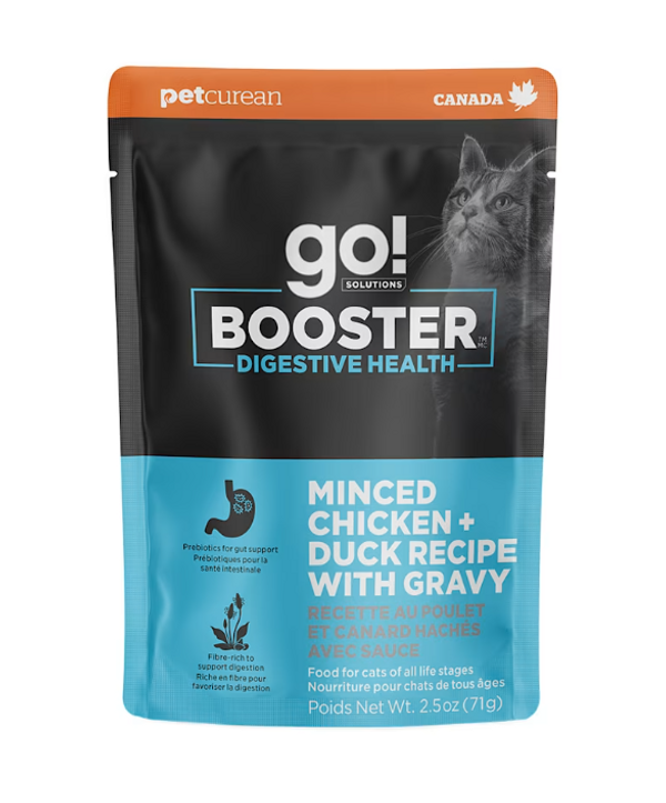 Petcurean GO! Digestive Health Minced Chicken + Duck with Gravy Booster