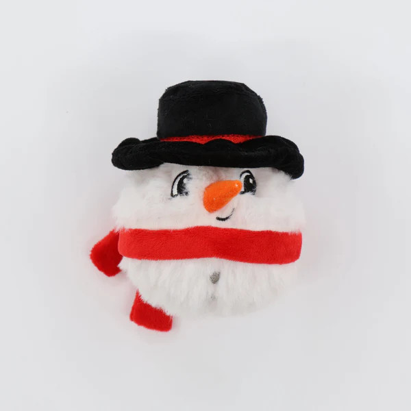 Patchwork Pet Pricklet Snowman with Hat 4"