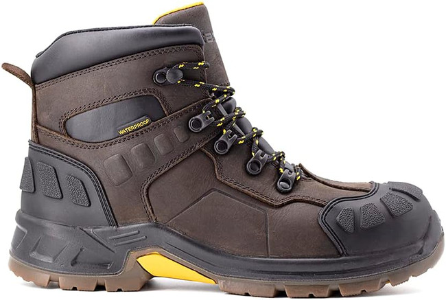 Zanco Men's 6" Waterproof Steel Toe Hiking Boot - Brown