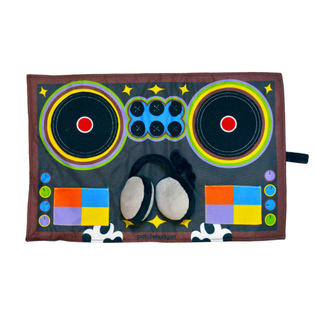 Patchwork Pet DJ Party Time Playmat