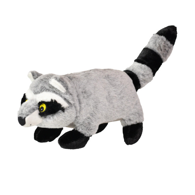 Patchwork Pet Swirl Raccoon Dog Toy