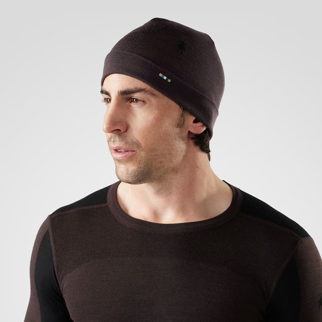 Superwool Thermal Merino Reversible Cuffed Beanie - Mink Heather