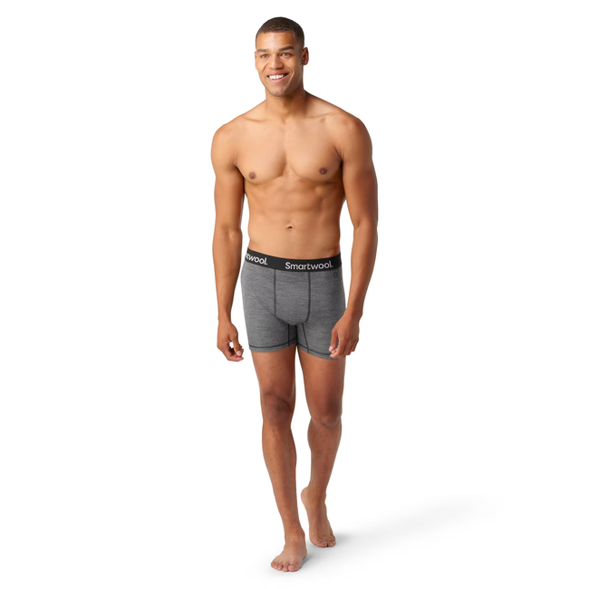 Superwool Men's Active Boxer Brief Boxed - Medium Gray Heather