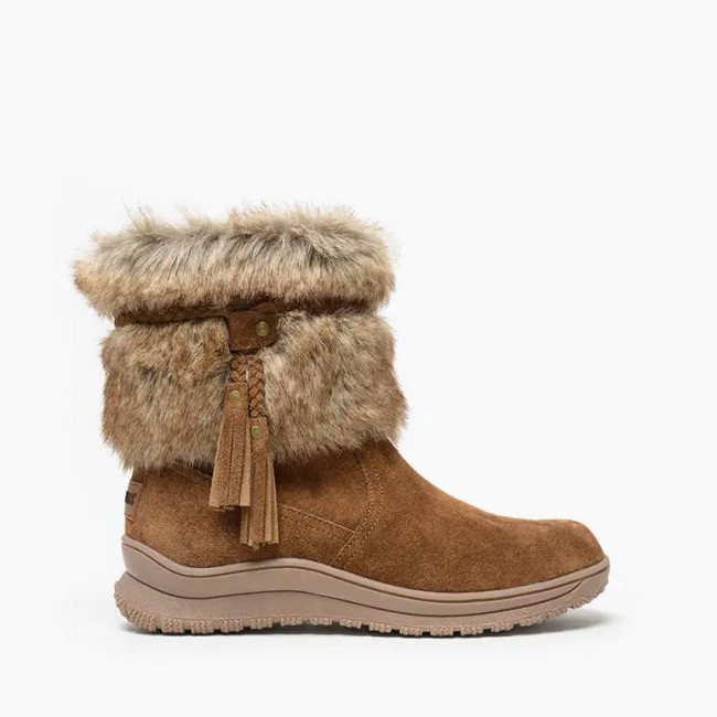 Minnetonka Women's Everett Boot - Dusty Brown