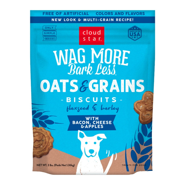 Cloud Star Wag More Bacon Chedder Apple Biscuits