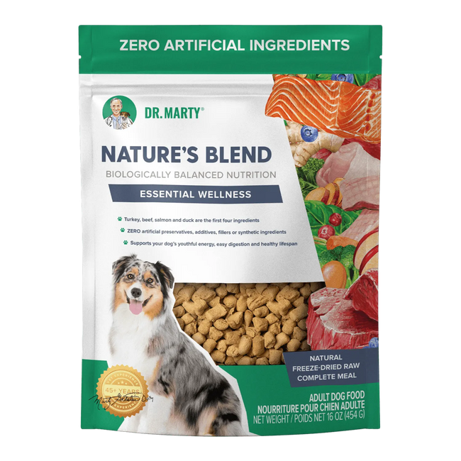 Dr. Marty's Nature's Blend Essential Wellness Freeze Dried Raw Dog Food