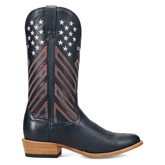 Dan Post Men's America 250 Round Toe Boot - Blue