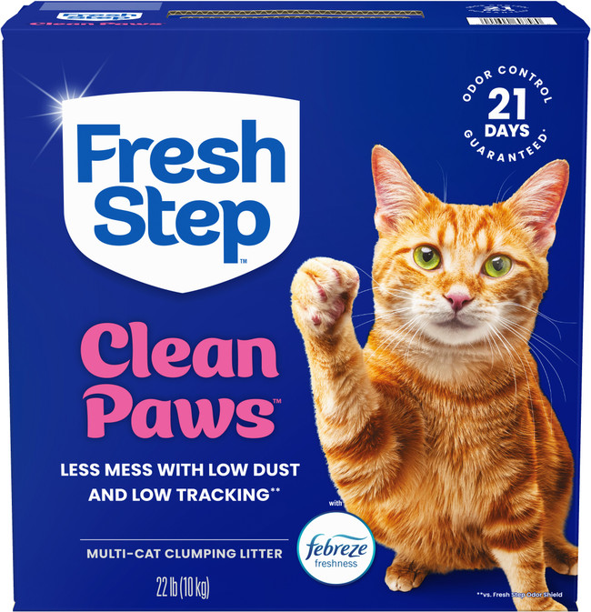Everclean Fresh Step Clean Paws Scented Clumping Cat Litter