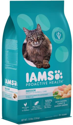 Iams Proactive Health Adult Indoor Weight & Hairball Care