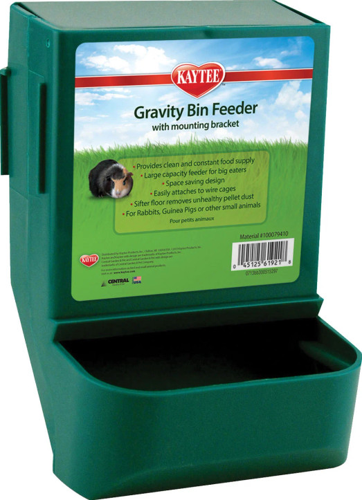 Kaytee Gravity Bin Feeder w/ Hanging Bracket