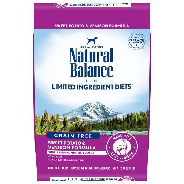 Natural Balance Limited Ingredient Diet Venison & Sweet Potato Dog Food