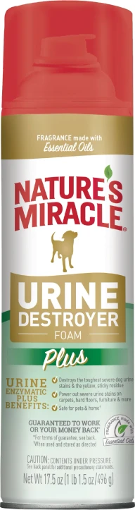 Nature's Miracle Dog Urine Destroyer Plus Foam
