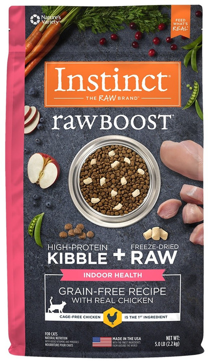 Nature's Variety Instinct Raw Boost Indoor Health Chicken Dry Cat Food