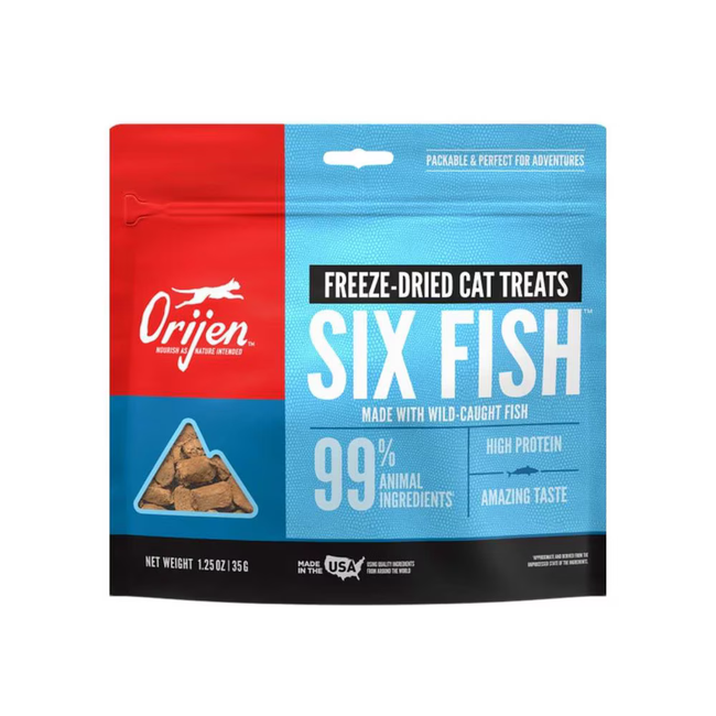 Orijen Six Fish Freeze-Dried Cat Treats