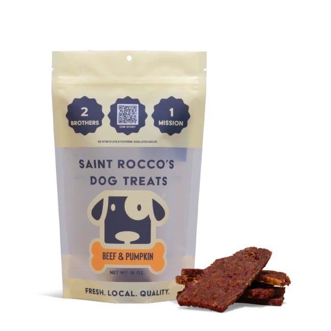 Saint Rocco's Treats Beef & Pumpkin Treats