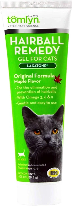 Tomlyn Laxatone Hairball Remedy Gel for Cats