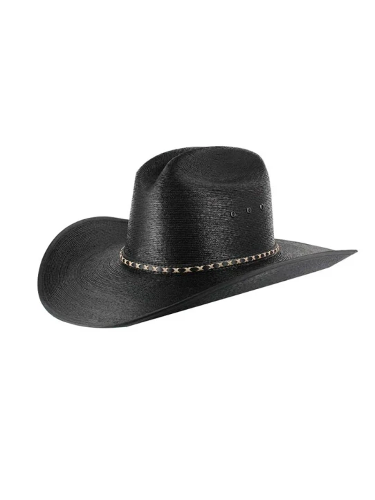 Resistol Jason Aldean Asphalt Cowboy Straw Hat - Black