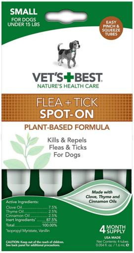Vet's Best Flea & Tick Drops 4 Pack