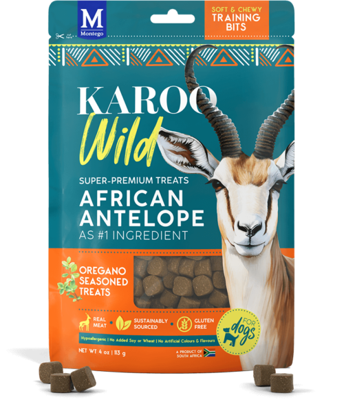 Karoo Antelope Oregano Seasoned Bits Dog Treats