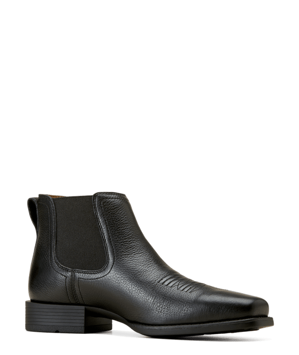 Ariat Men's Booker Chelsea Square Toe Western Boot - Black