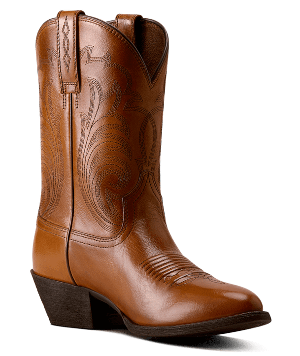 Ariat Women's Heritage Noir Round Toe Western Boot - Brown