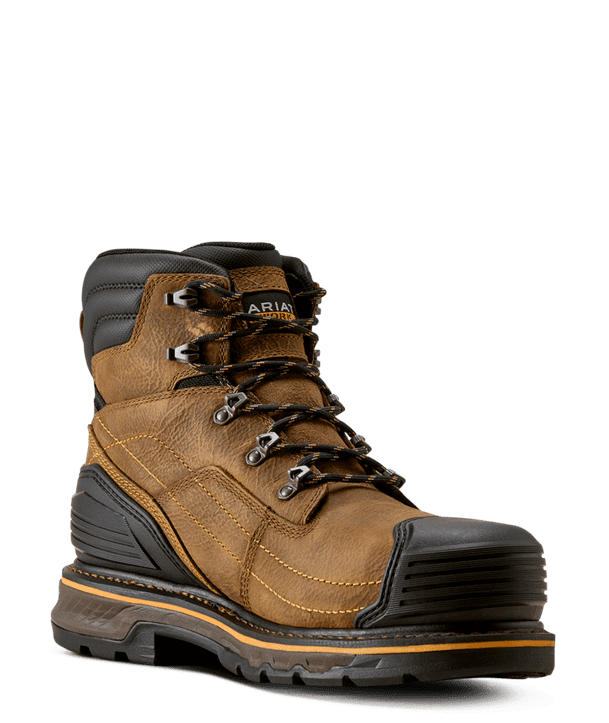 Ariat Men's Stump Jumper 6" Waterproof Composite Toe Work Boot - Brown