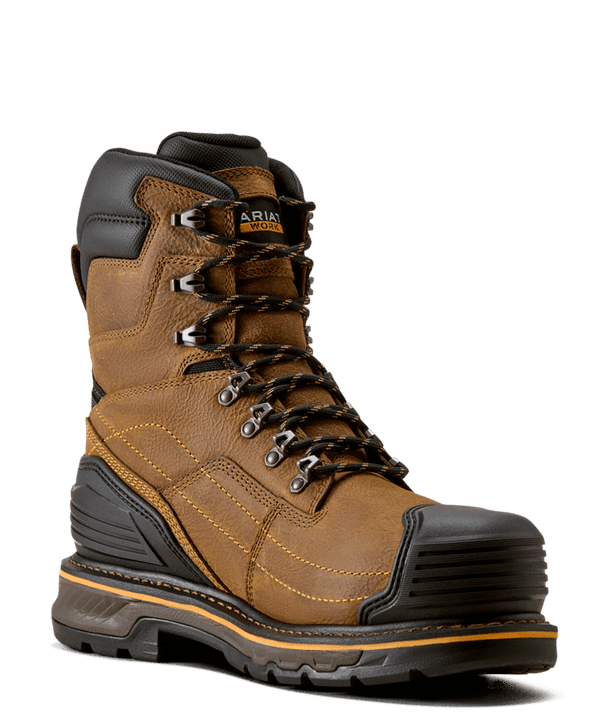 Ariat Men's Stump Jumper 8" Waterproof Composite Toe Work Boot - Brown
