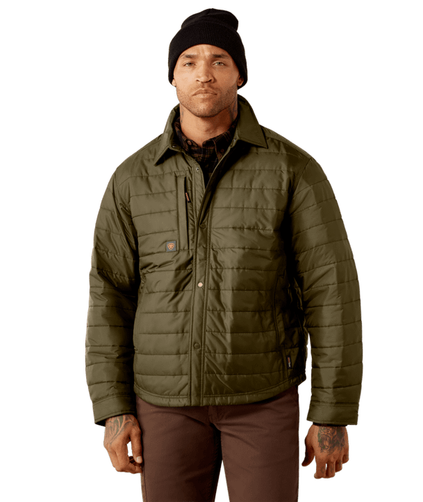 Ariat Men's Rebar Cordura Riptop Lightweight Insulated Shirt Jacket - Beetle