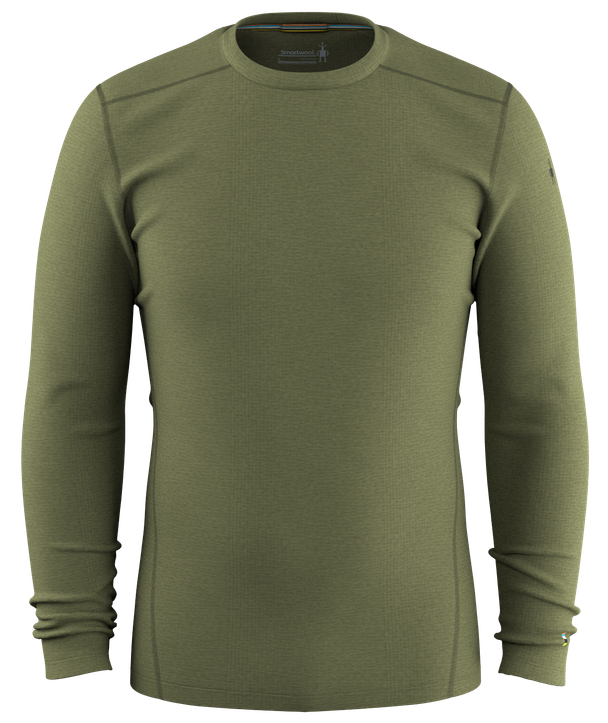 Smartwool Men's Classic Thermal Merino Base Layer Crew Shirt - Winter Moss Heather