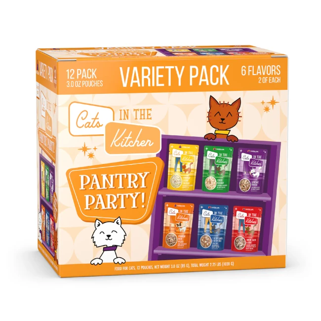 Weruva Cats in the Kitchen Grain Free Pantry Party Variety Pack
