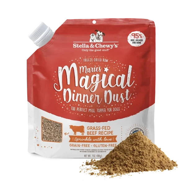 Stella & Chewy Marie's Magical Dinner Dust Grass-Fed Beef Meal Topper