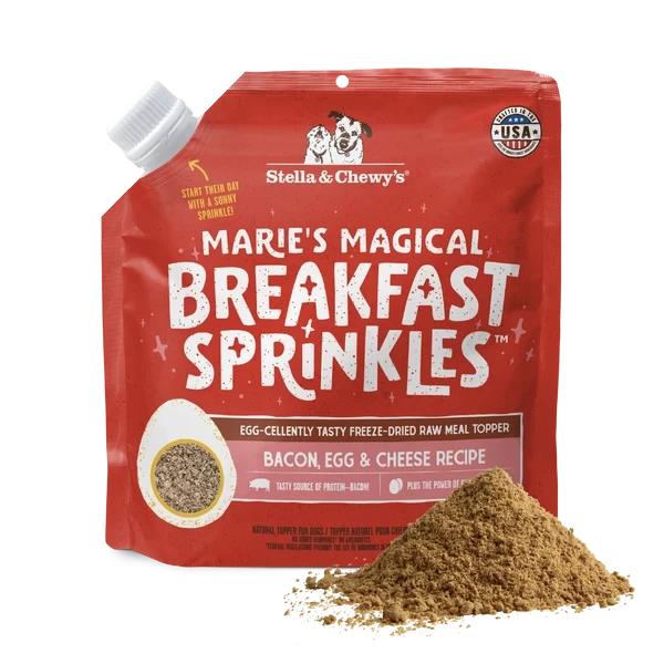Stella & Chewy Marie's Magical Breakfast Sprinkles Bacon Egg & Cheese Meal Topper
