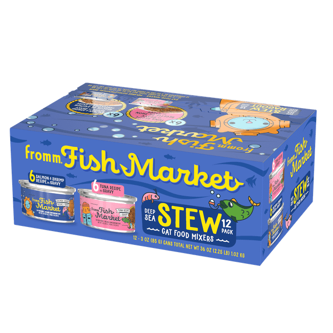 Fromm Fish Market Deep Sea Stew Cat Food Mixers Variety Pack