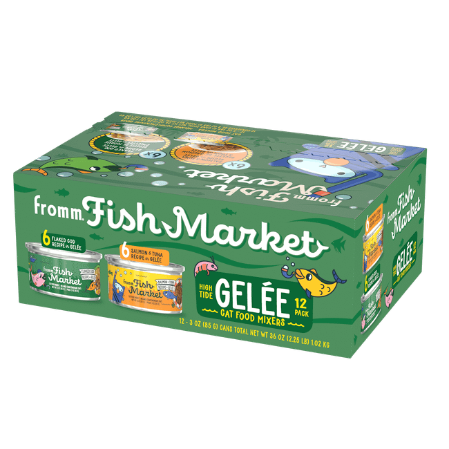 Fromm Fish Market High Tide Gelée Cat Food Mixers Variety Pack